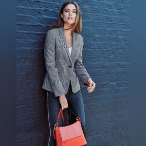 BODEN British Tweed Wool Houndstooth Blazer